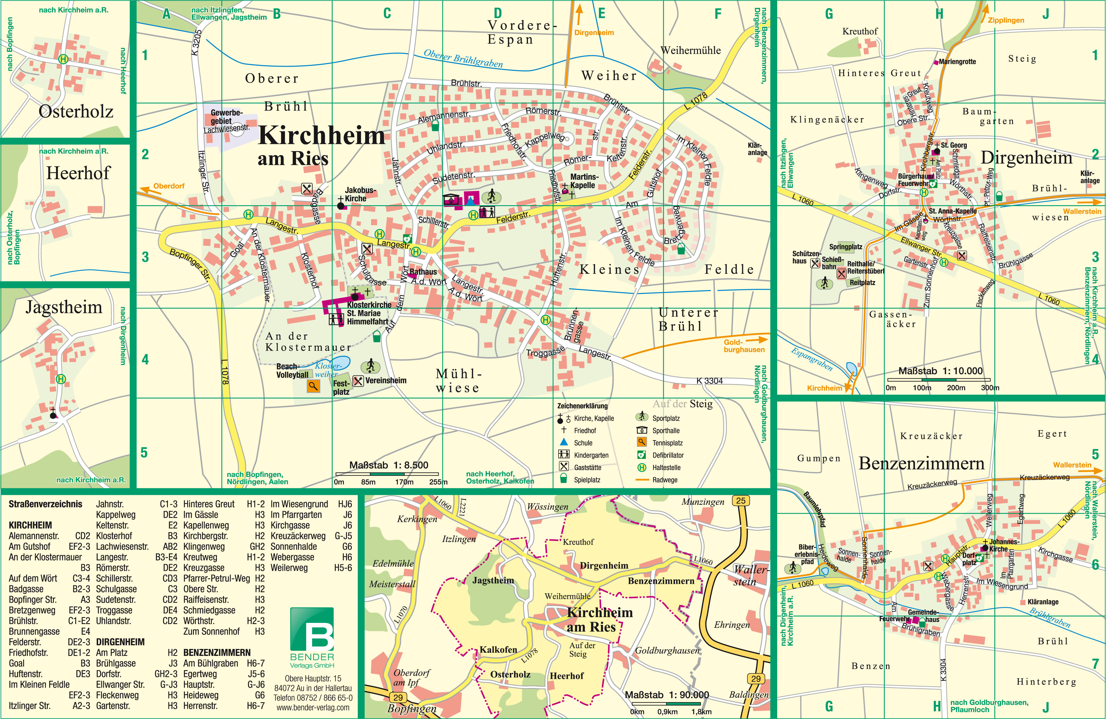 Karte Kirchheim