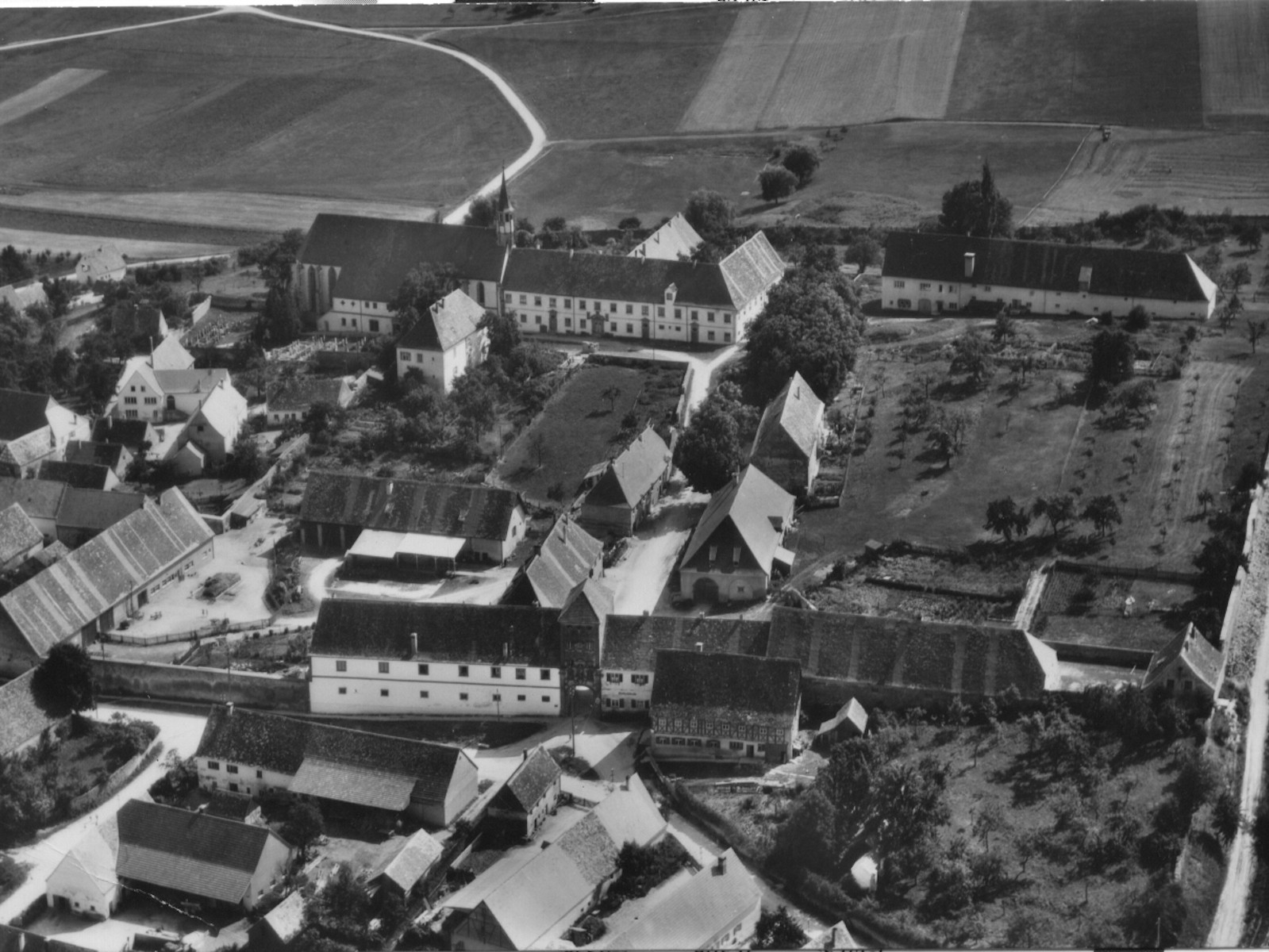 Luftbild Kirchheim 1960